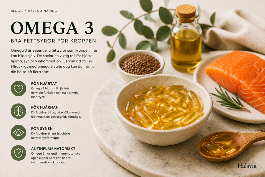 Omega-3 – vad är det och varför finns det i många kosttillskott?